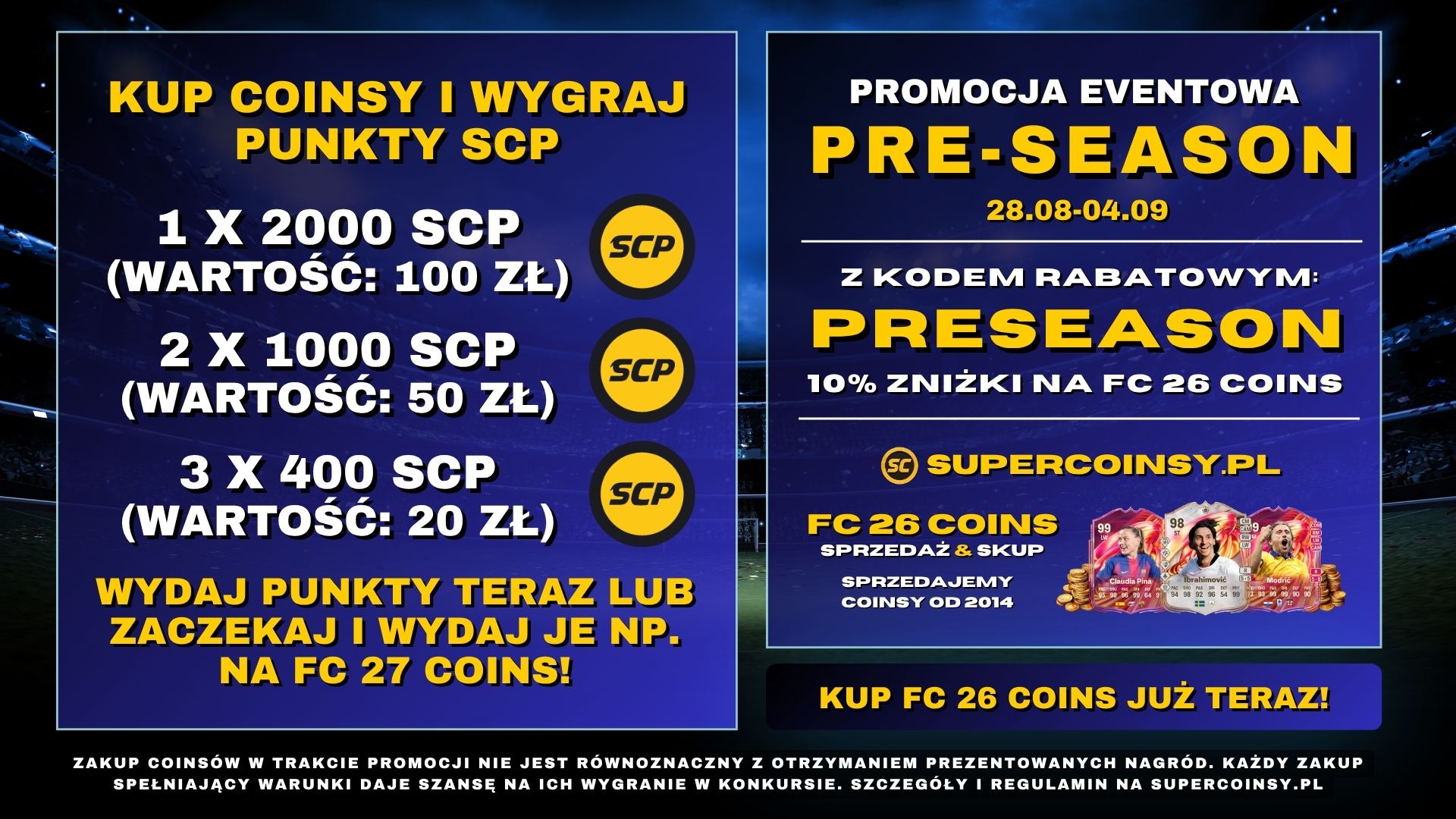 PRE-SEASON Promocja